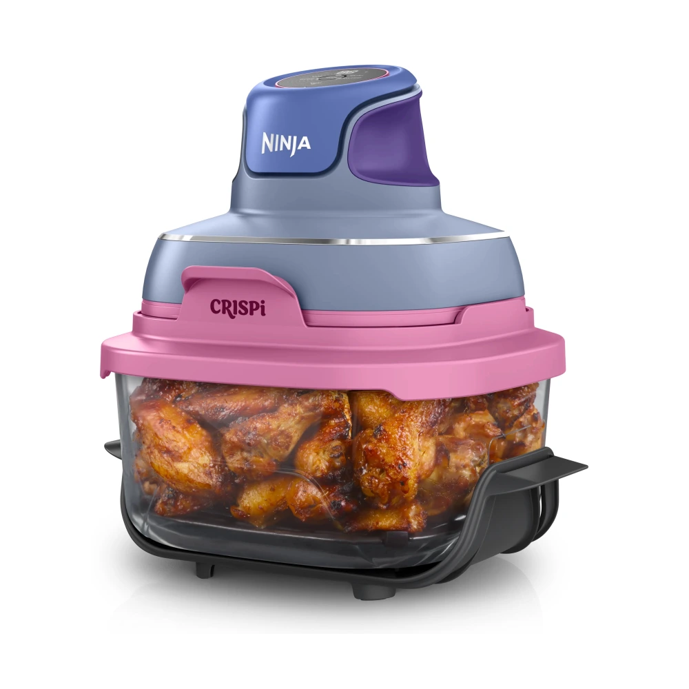 Ninja CRISPi 4-in-1 Taşınabilir Cam Hazneli Pişirme Sistemi - Purple Mauve