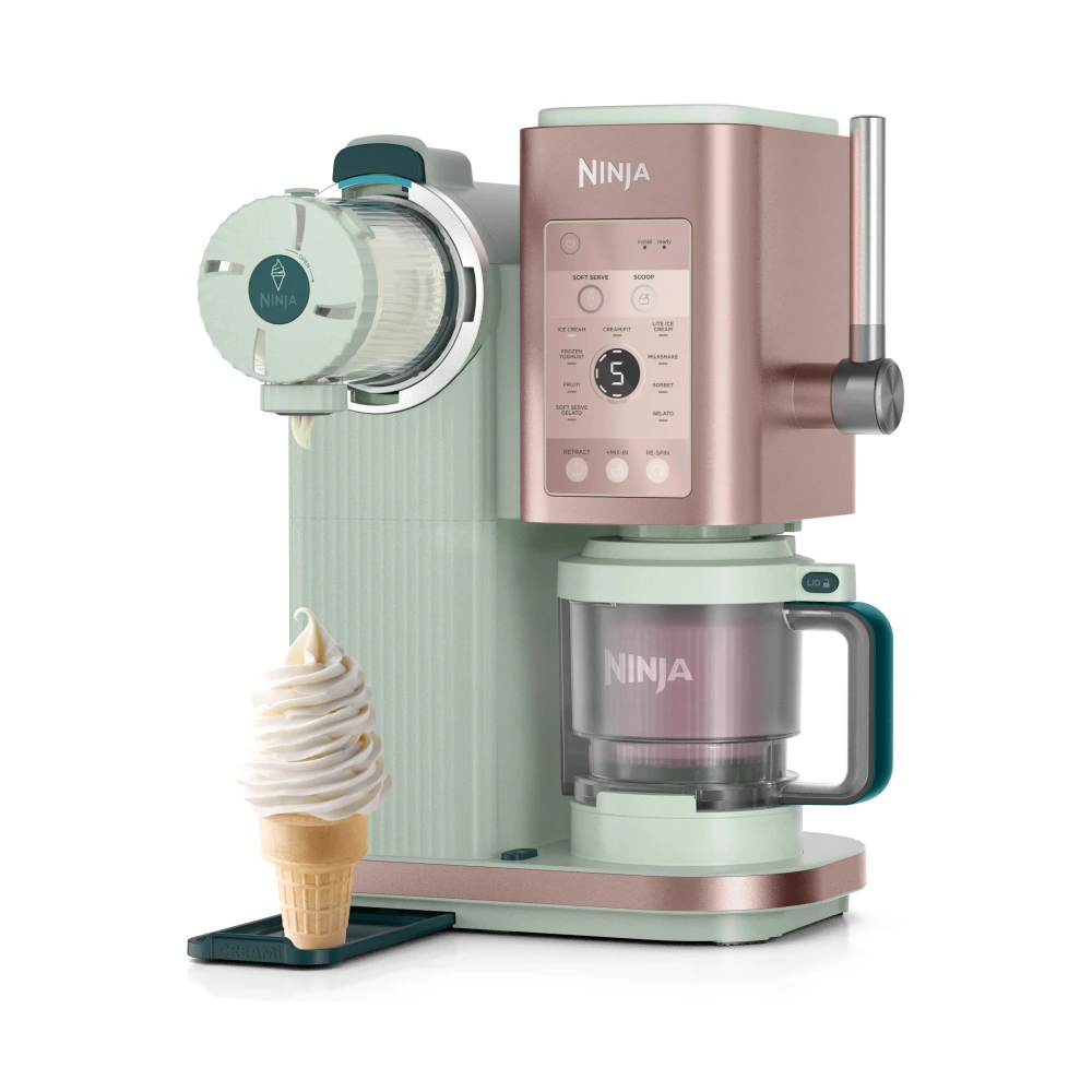 Ninja Swirl by CREAMi 13-in-1 Soft Serve & Dondurma Makinesi - Frosted Strawberry Matcha