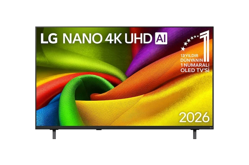 55 inç LG NANO UHD AI NU8E 4K 60Hz VRR Smart TV webOS26 2026